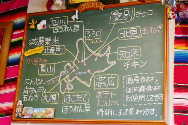 食材の産地一覧