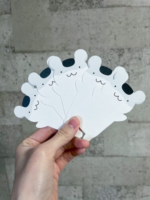 写真：ねずみちゃん名刺（たくさん）